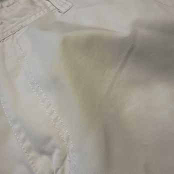 Dry Clean Super Center - Yellow stains on white shorts - Laundry Services Near Me - Cedar Hill, Texas Dry Clean Super Center - Yellow stains on white shorts - Laundry Services Near Me - Cedar Hill, Texas