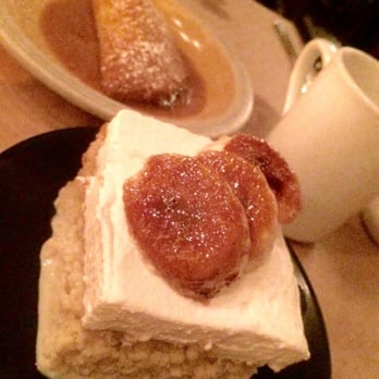 ZuZu - Tres Leches with caramelized plantains and Apple Ampanada with Guajillo-lime caramel sauce. - Tapas Bars Near Me - Napa, California ZuZu - Tres Leches with caramelized plantains and Apple Ampanada with Guajillo-lime caramel sauce. - Tapas Bars Near Me - Napa, California