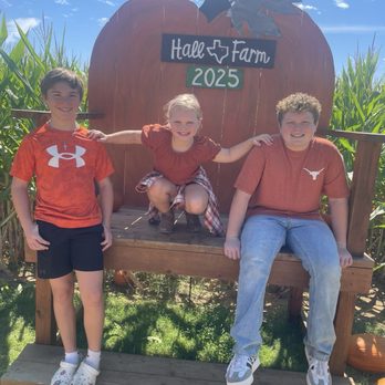 Hall's Pumpkin Farm - Another photo op with the place and date :) - Pumpkin Patches Near Me - Grapevine, Texas Hall's Pumpkin Farm - Another photo op with the place and date :) - Pumpkin Patches Near Me - Grapevine, Texas
