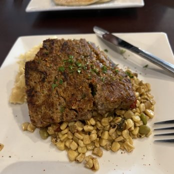 The Rustic Spoon-Red Mill - Rustic meatloaf with mashed potatoes and steamed veggies - Breakfast & Brunch Near Me - Virginia Beach, Virginia The Rustic Spoon-Red Mill - Rustic meatloaf with mashed potatoes and steamed veggies - Breakfast & Brunch Near Me - Virginia Beach, Virginia