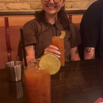 DanDan - This is the "I Love it When You Call me Big Papaya" drink which was the perfect combination of sweet and tart - Asian Fusion Near Me - Milwaukee, Wisconsin
