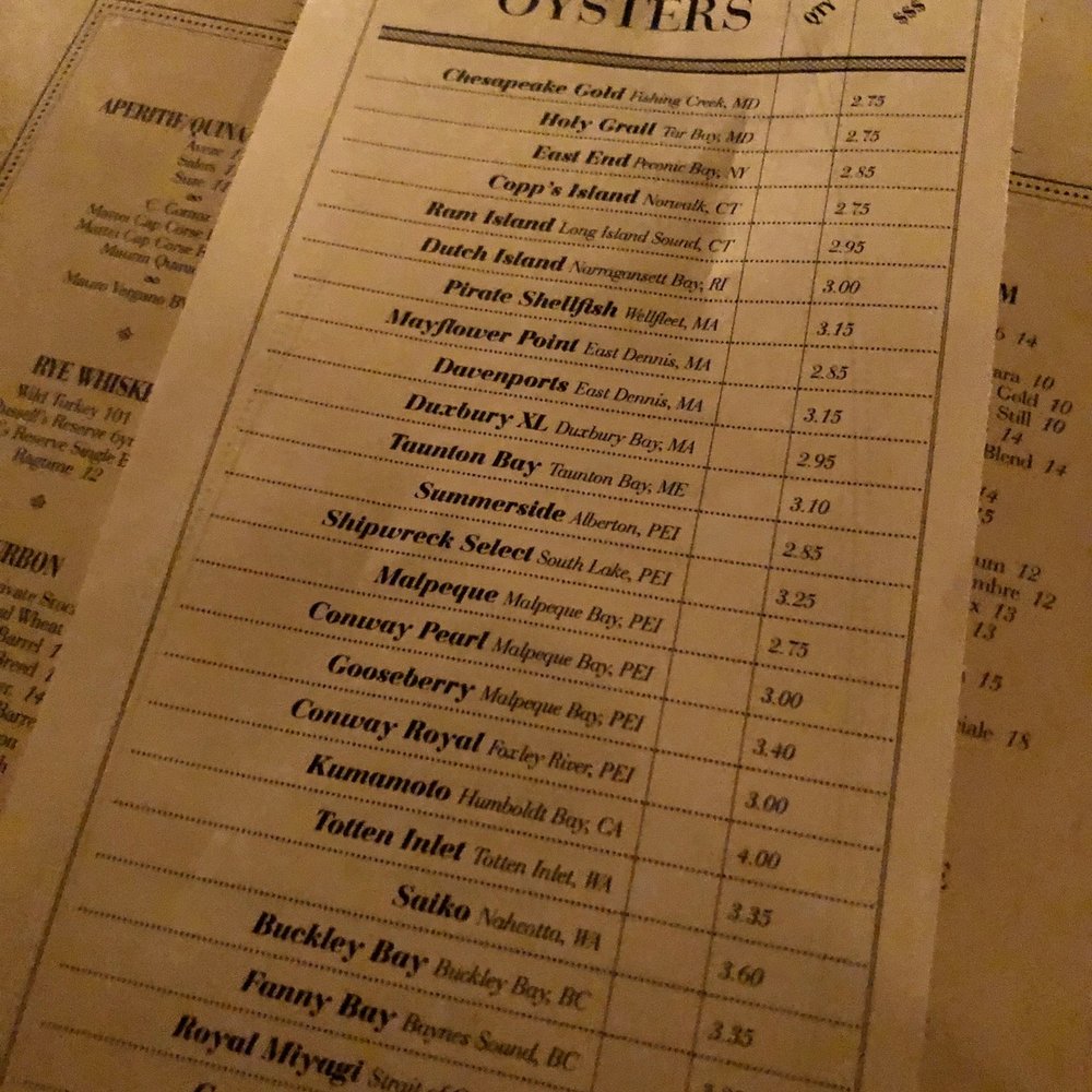 Maison Premiere - Menu - Seafood Near Me - Brooklyn, New York Maison Premiere - Menu - Seafood Near Me - Brooklyn, New York