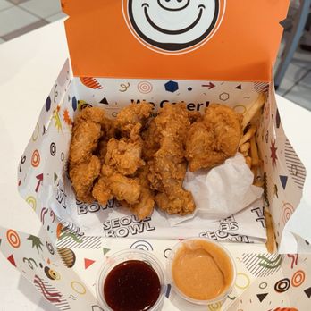 Seoul Bowl - The best fried Chickens strips! Our boys said better than Raising Canes. - Korean Near Me - Tacoma, Washington Seoul Bowl - The best fried Chickens strips! Our boys said better than Raising Canes. - Korean Near Me - Tacoma, Washington