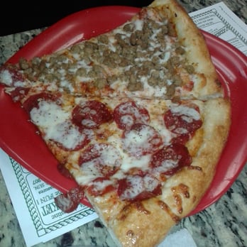 Antonio's Pizza at the Beach - Pepperoni and beef pizza. - Pizza Near Me - Saint Augustine, Florida