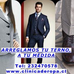 Clinica de Ropa - Arreglo de todo tipo de Ternos. Alta costura.