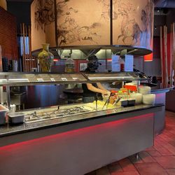 Sauce bar / rice and noodles