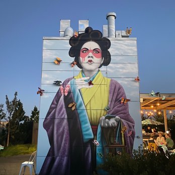 Palomar - Mural on the rooftop - Cocktail Bars Near Me - Portland, Oregon Palomar - Mural on the rooftop - Cocktail Bars Near Me - Portland, Oregon