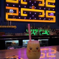 Pixels Bar & Arcade - Pika pika. This drink is fabulous!!!!!