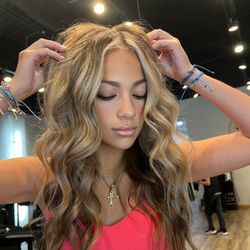 Hair By Lucia - Lowlights and root smudge