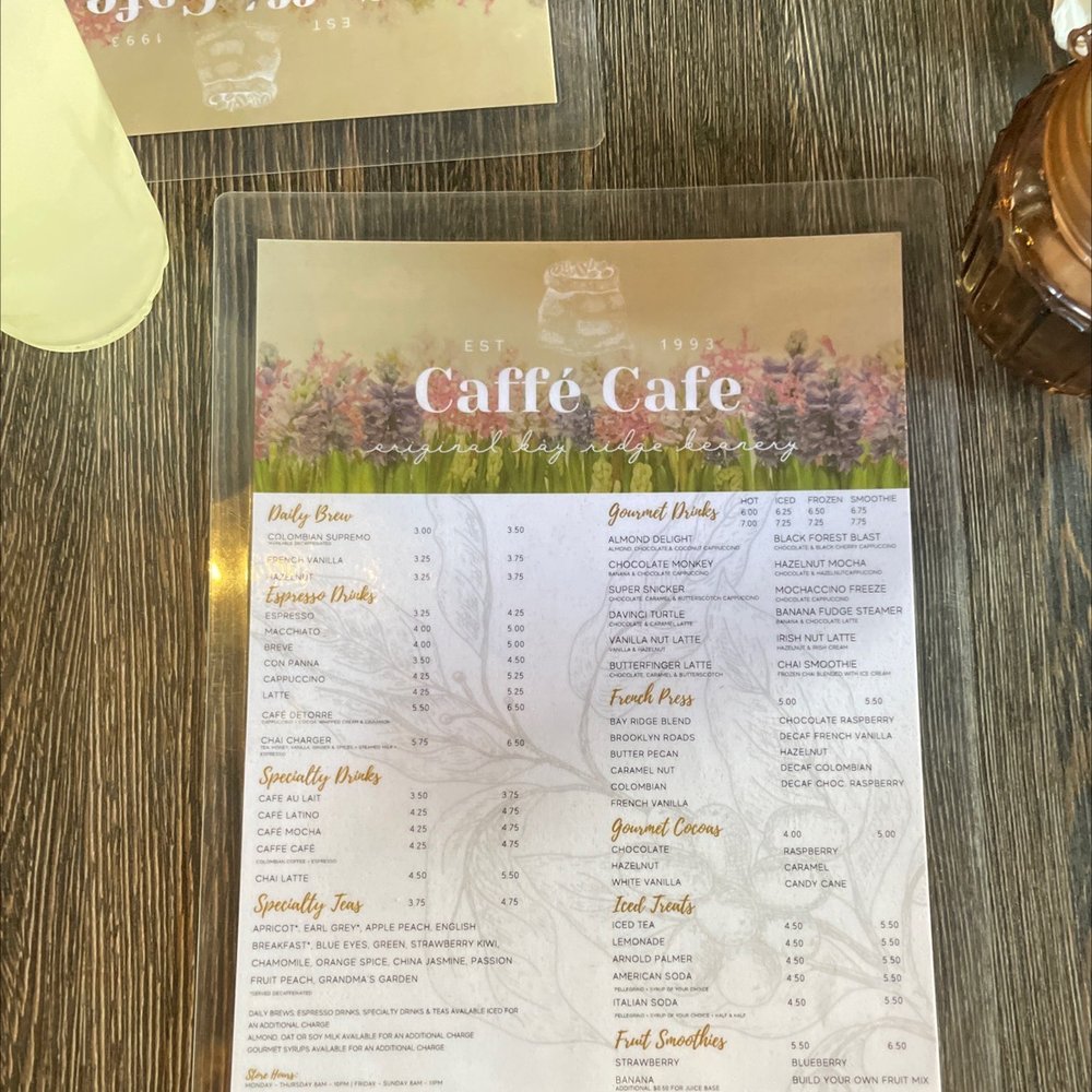 Caffe Cafe - Cafes Near Me - Brooklyn, New York