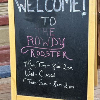 Rowdy Rooster - Welcome - Breakfast & Brunch Near Me - Marthasville, Missouri Rowdy Rooster - Welcome - Breakfast & Brunch Near Me - Marthasville, Missouri