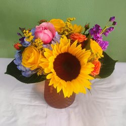 Estrella's Flower Shop - Bright passion flowers. Beautiful & elegant floral arrangement to express your passion with bright flowers. Send flowers in Dallas, TX, and