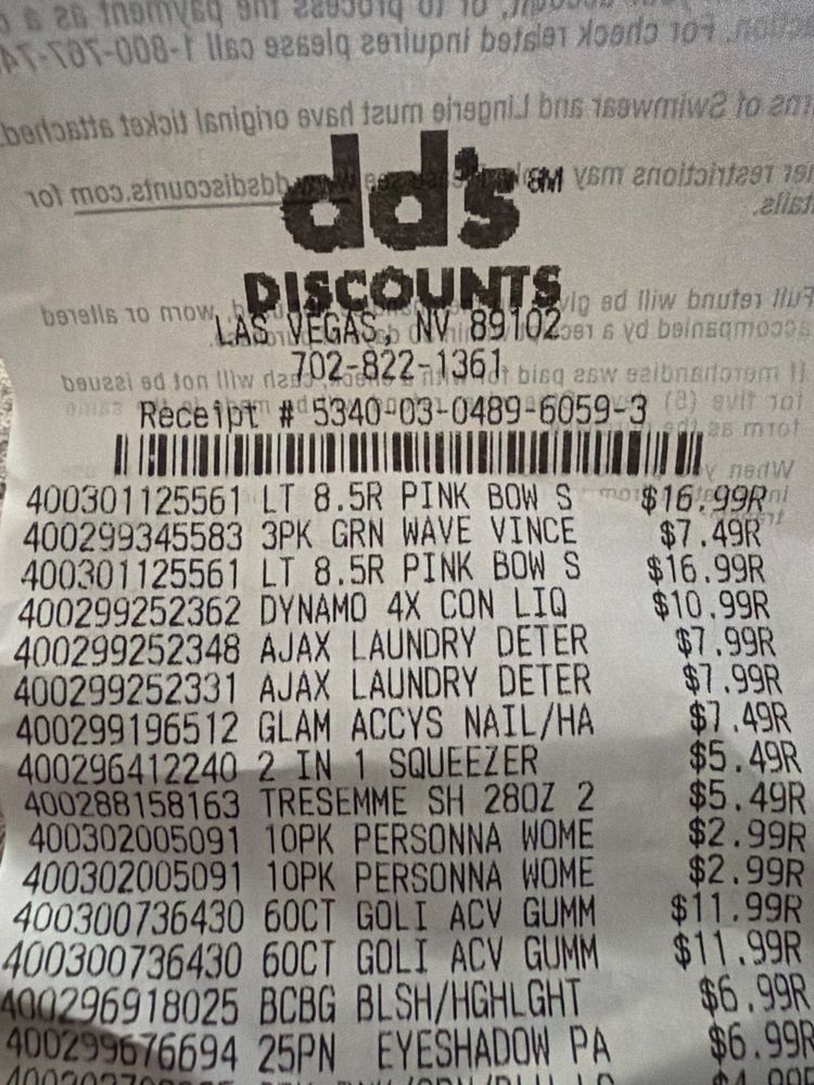 dd's DISCOUNTS