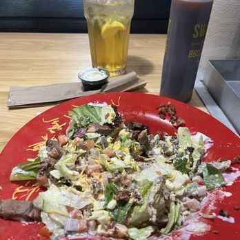 Sonny's BBQ - Started to eat my BBQ salad before taking pic. It was delicious - Barbeque Near Me - Jacksonville, Florida Sonny's BBQ - Started to eat my BBQ salad before taking pic. It was delicious - Barbeque Near Me - Jacksonville, Florida