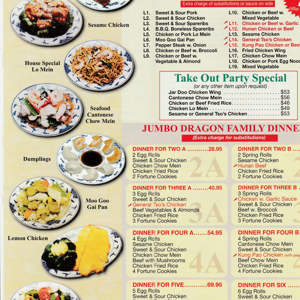 Jumbo Dragon - Menu 1 Dec 2020 - Chinese Near Me - Kitchener, Ontario Jumbo Dragon - Menu 1 Dec 2020 - Chinese Near Me - Kitchener, Ontario