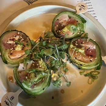 Sandfish - The Loolipop. We ate 2 pieces before pic - Sushi Bars Near Me - Palm Springs, California