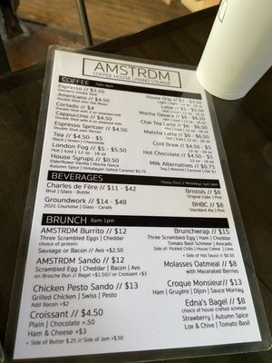 Menu photo 4 Amstrdm Coffee House Paso Robles, CA Menu photo 4 Amstrdm Coffee House Paso Robles, CA