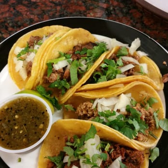 Fiesta Latina - 5 tacos..3 different kinds..pastor.ground beef,asada.. - Latin American Near Me - Kenner, Louisiana Fiesta Latina - 5 tacos..3 different kinds..pastor.ground beef,asada.. - Latin American Near Me - Kenner, Louisiana