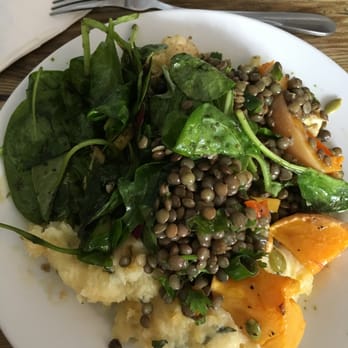 Foodilic - Butternut squash, spinach, cauliflower, lentils, mashed potatoes - Modern European Near Me - Brighton, BNH