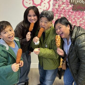The Donut Lab - Korean Corn Dogs! - Desserts Near Me