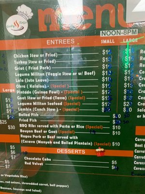 Menu photo 1 Gaby To Go Restaurant East Orange, NJ Menu photo 1 Gaby To Go Restaurant East Orange, NJ