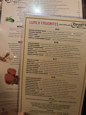Menu photo 6 Connors Steak & Seafood Tallahassee, FL