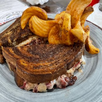 Drifters Riverfront Bar & Grill - Rueben Sandwich, so good! And the French fries are MASSIVE! - Bars Near Me - Astor, Florida