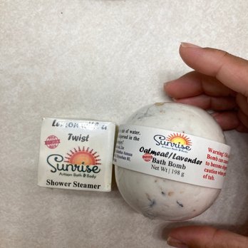 Sunrise Artisan Bath And Body - Adult bath bomb and shower steamer - Skin Care Near Me - Columbia, South Carolina