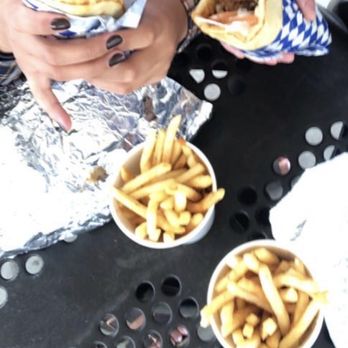 Gyroz - A Falafel Sandwich Meal Chicken Sandwich Meal Good vibes French Fries - Greek Near Me - Aurora, Colorado Gyroz - A Falafel Sandwich Meal Chicken Sandwich Meal Good vibes French Fries - Greek Near Me - Aurora, Colorado