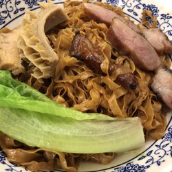 炯記餐室 - 牛肚叉燒鵝油撈麵