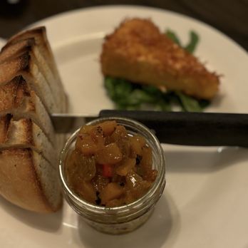 Jackie Rey's Ohana Grill Hilo - Coconut-crusted baked Brie - Seafood Near Me - Hilo, Hawaii Jackie Rey's Ohana Grill Hilo - Coconut-crusted baked Brie - Seafood Near Me - Hilo, Hawaii