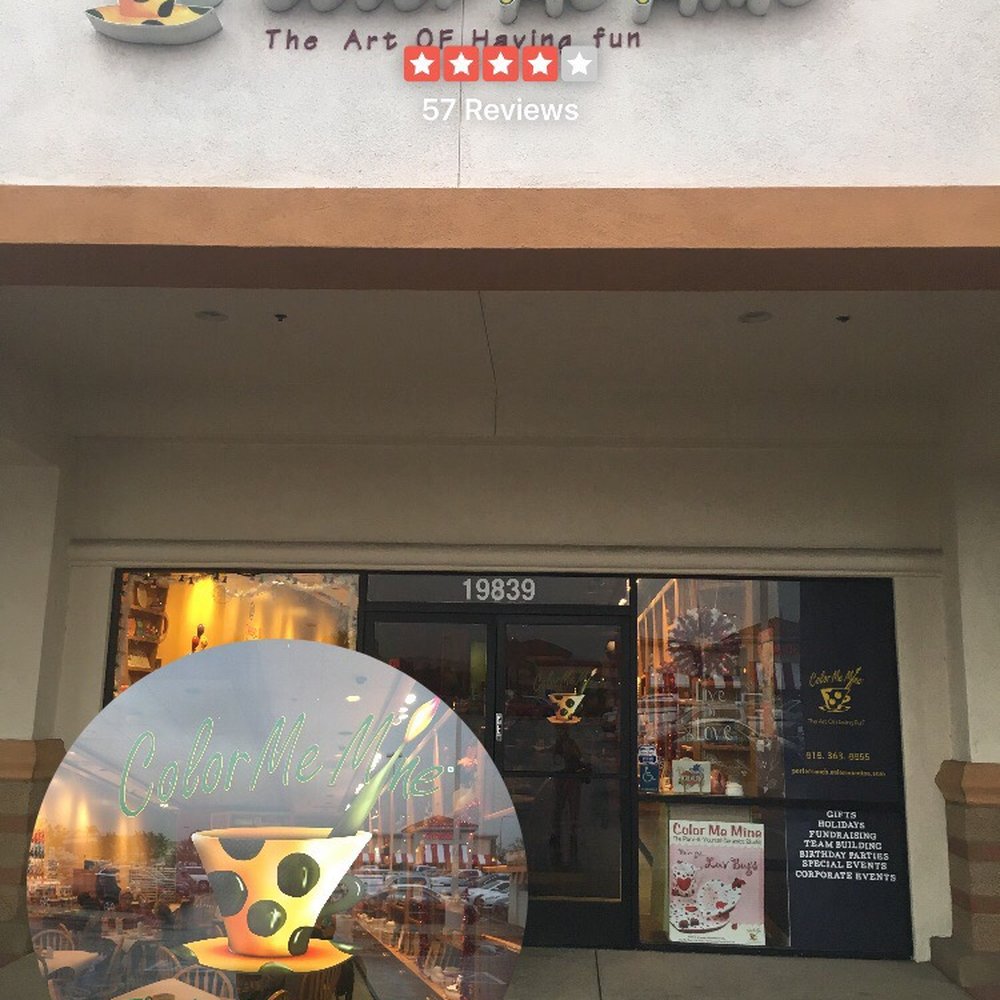 Color Me Mine - Haven't been here in several years!!! Miss painting ceramics.. - Paint-Your-Own Pottery Near Me - Porter Ranch, California Color Me Mine - Haven't been here in several years!!! Miss painting ceramics.. - Paint-Your-Own Pottery Near Me - Porter Ranch, California
