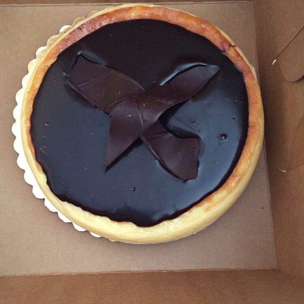 Bonjour - Cheesecake with a chocolate ganache dome for the bday party! - Bakeries Near Me - Baltimore, Maryland Bonjour - Cheesecake with a chocolate ganache dome for the bday party! - Bakeries Near Me - Baltimore, Maryland