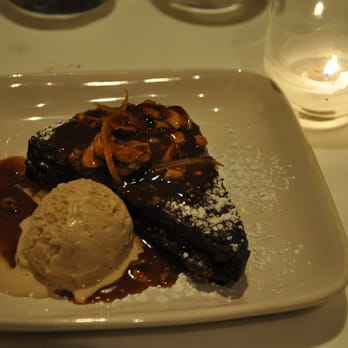 AOC - Chocolate "French Toast" with Crushed Hazelnuts and Coffee Ice Cream - Cocktail Bars Near Me - Los Angeles, California