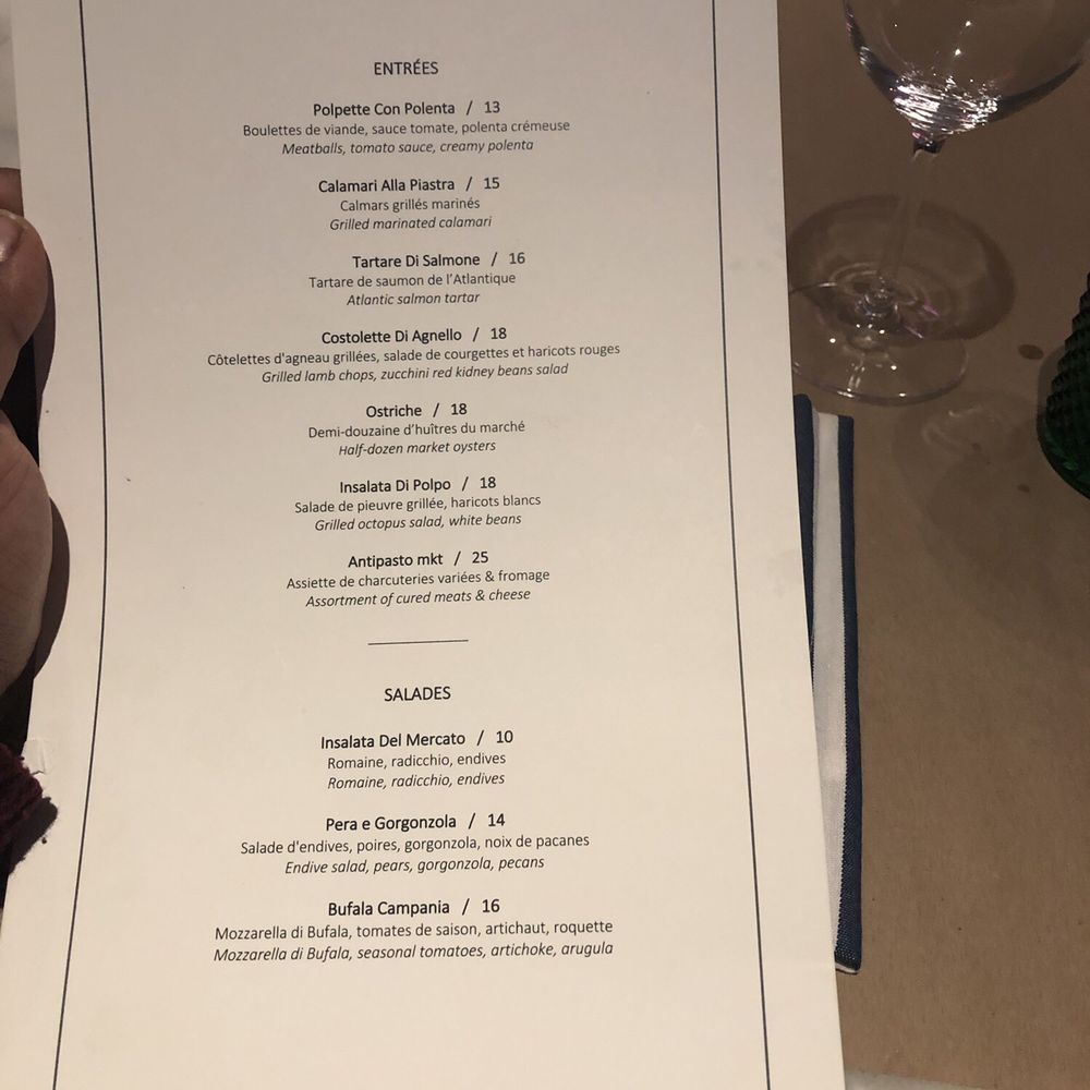 MKT Menu