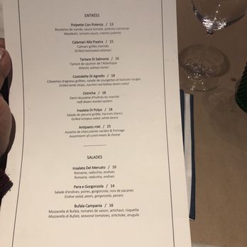 Osteria MKT - MKT Menu - Italian Near Me - Montreal, Quebec