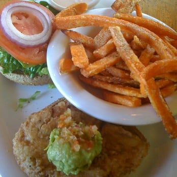 Veggie Grill by Next Level - Santa Fe Crispy Chickin with Sweet Potato Fries! - Sandwiches Near Me - El Segundo, California