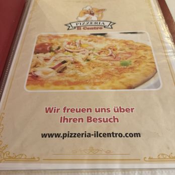 Pizzeria Il Centro - Menu cover - Italian Near Me - Salzburg, 5 Pizzeria Il Centro - Menu cover - Italian Near Me - Salzburg, 5