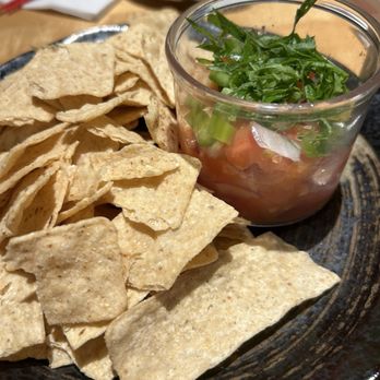 Secret Fort - chips and yuzu salsa - Japanese Near Me - Seattle, Washington Secret Fort - chips and yuzu salsa - Japanese Near Me - Seattle, Washington