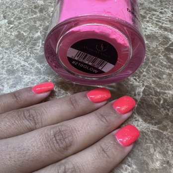 Nail Mark - Glow in the dark dip- Anthony Vince color 210glow - Nail Salons Near Me - Fort Lauderdale, Florida Nail Mark - Glow in the dark dip- Anthony Vince color 210glow - Nail Salons Near Me - Fort Lauderdale, Florida
