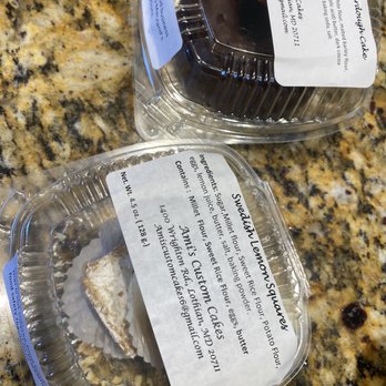 Ami's Custom Cakes - Great packaging information on the label - Custom Cakes Near Me Ami's Custom Cakes - Great packaging information on the label - Custom Cakes Near Me