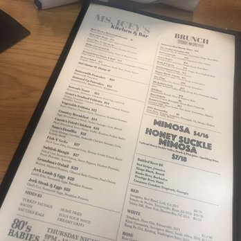 Ms. Icey's Kitchen & Bar - Menu - Bars Near Me - Decatur, Georgia