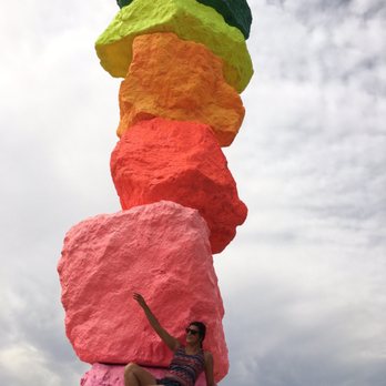 Seven Magic Mountains - Public Art Near Me - Las Vegas, Nevada