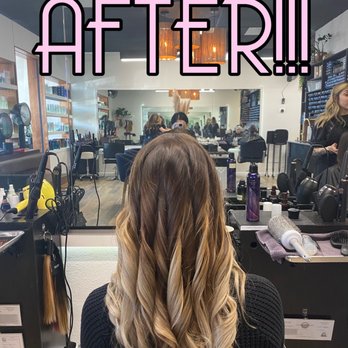 The Salon - After with loose curls! - Hair Salons Near Me - Cypress, California