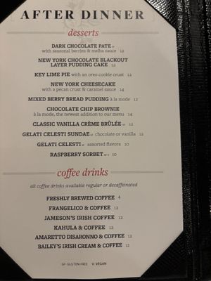 Menu photo 4 Old Original Bookbinders Richmond, VA