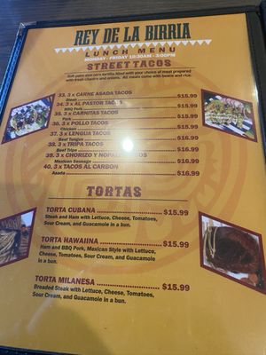 Menu photo 3 Eddie's Rey de la Birria Rochester, MN