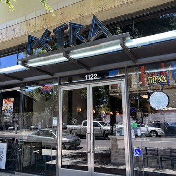 Petra Greek - Exterior of the restaurant - Greek Near Me - Sacramento, California