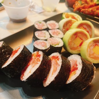 Sushi Yuu - a variety of sushi on a plate - Sushi Bars Near Me - Beaconsfield, Quebec Sushi Yuu - a variety of sushi on a plate - Sushi Bars Near Me - Beaconsfield, Quebec