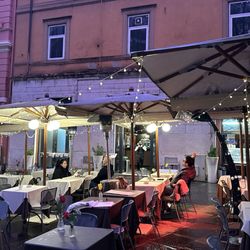 Outside seating