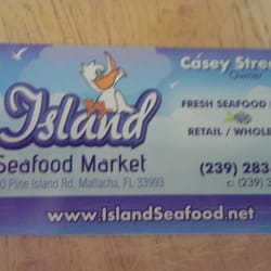 Island Seafood Market - Business card